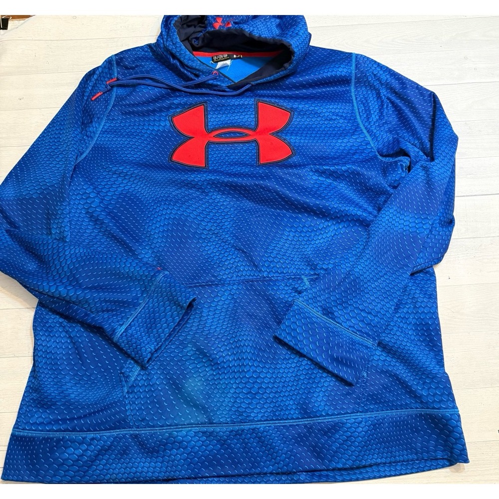 Under Armour men's blue hooded sweatshirt 2XL